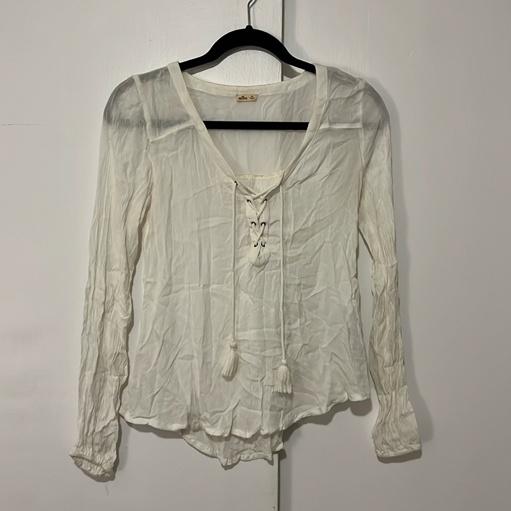 Hollister Lace-Up Top